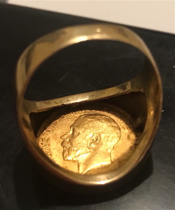 1915-King-George-V-Perth-Mint-Gold-Sovereign-Ring
